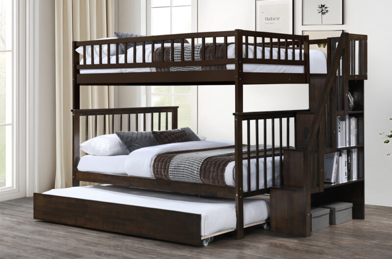 t2595 - Double over Double Bunk Bed