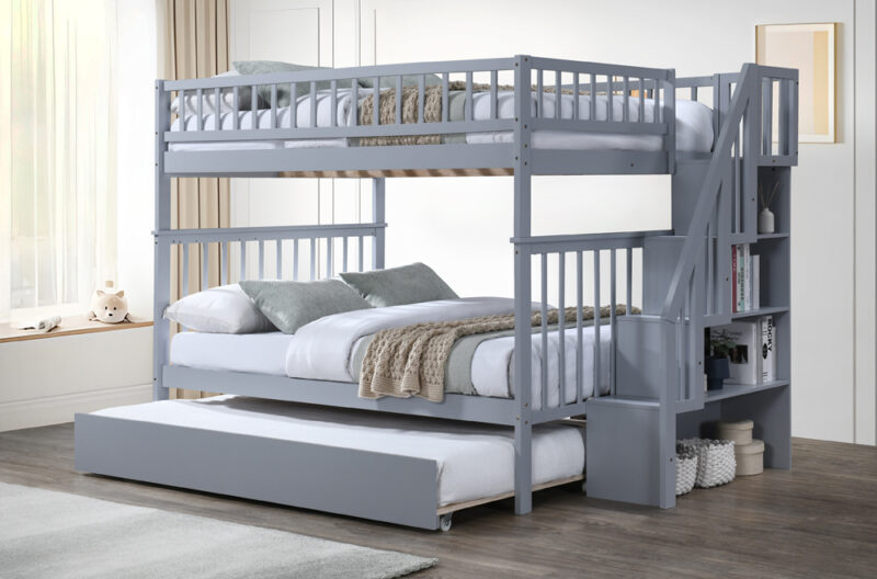 t2595 - Double over Double Bunk Bed