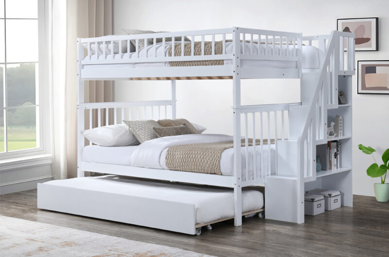 t2595 - Double over Double Bunk Bed