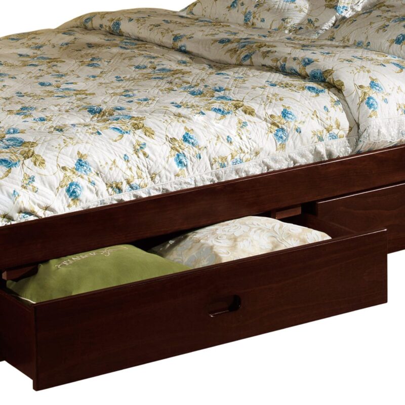 Single over Double Wooden Bunk Bed With Storage