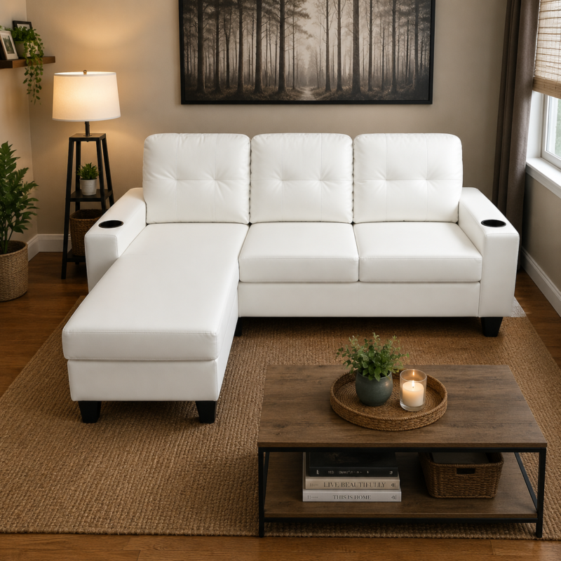 3 Seater Leather Couch