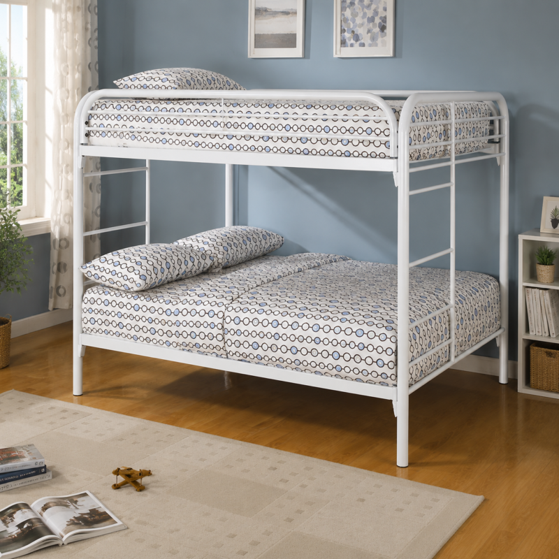 Double over Double Metal Bunk Bed