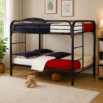 Double over Double Metal Bunk Bed