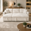 3 Seater Corduroy Sofabed
