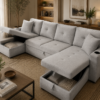 u shaped sofabed