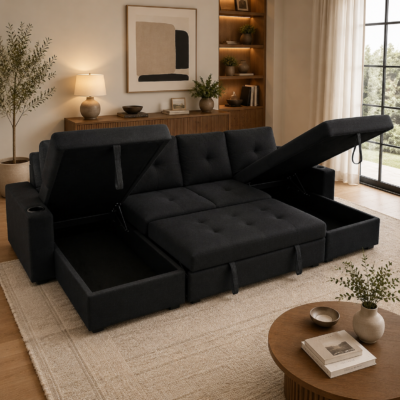 u shaped sofabed