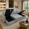 u shaped sofabed