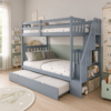 t2595 - Double over Double Bunk Bed