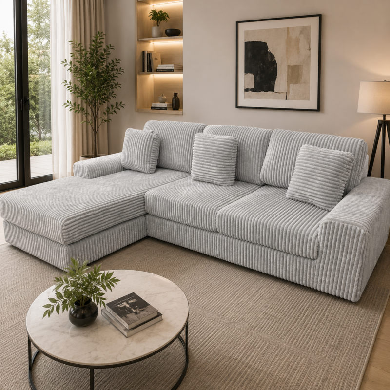 3 Seater Corduroy Couch
