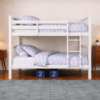 Single over Single Wooden Bunk Bed