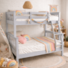 Single over Double Wooden Bunk Bed