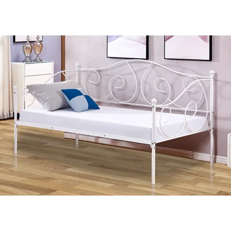 T1582 Scrolling Daybed – Charcoal or White